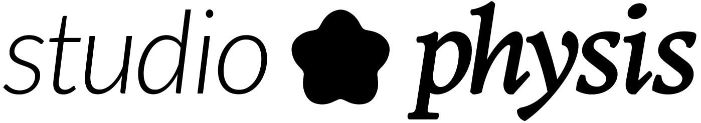 Studio physis logo zwart